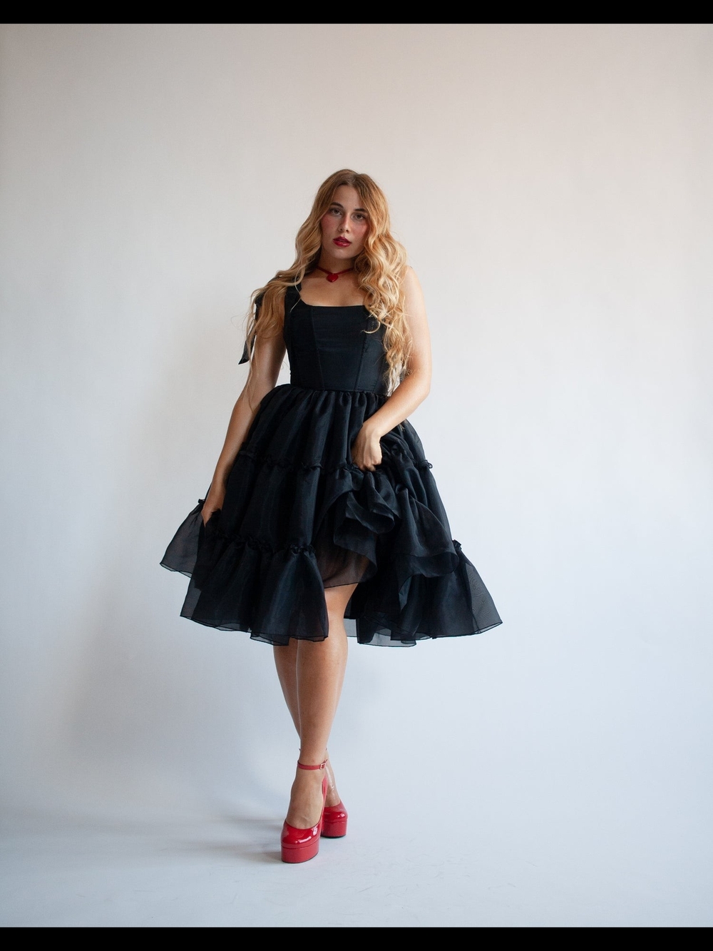NWT Wild Rose & Sparrow Sienna Dress in Black Swan